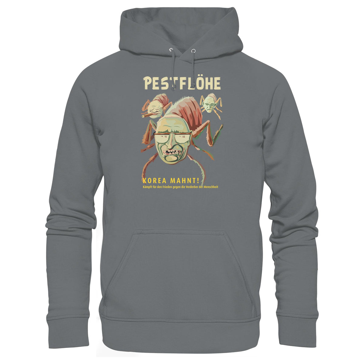 NATO-PESTFLÖHE - KOREA WARNT • DDR Ostalgie Kapuze / Hoodie Unisex