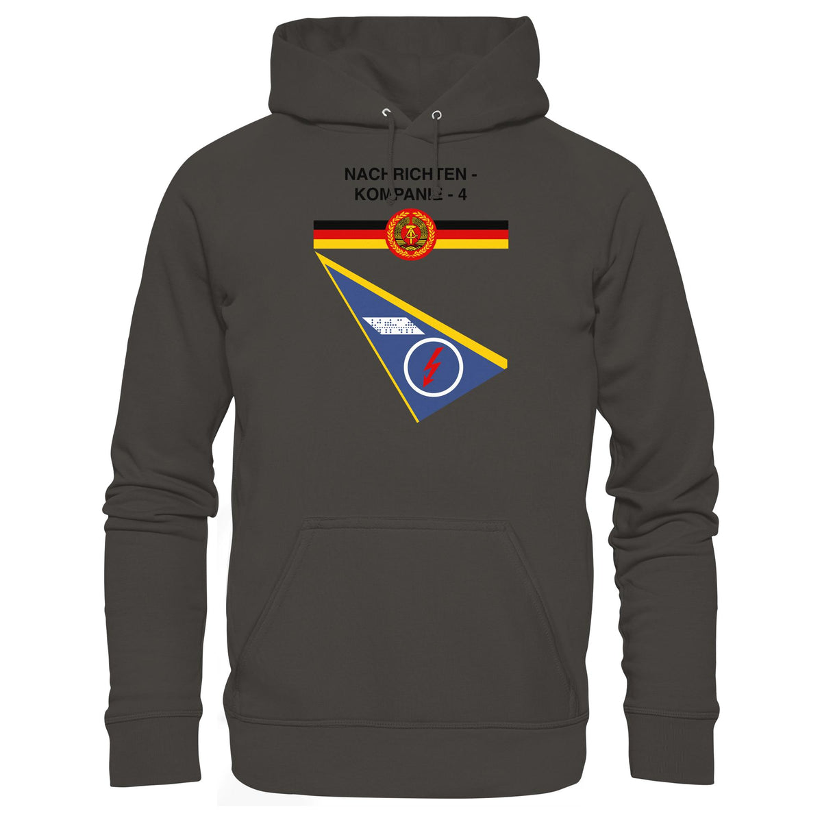 DDR Ostalgie Kapuze / Hoodie Unisex • NVA - NACHRICHTENKOMPANIE 4