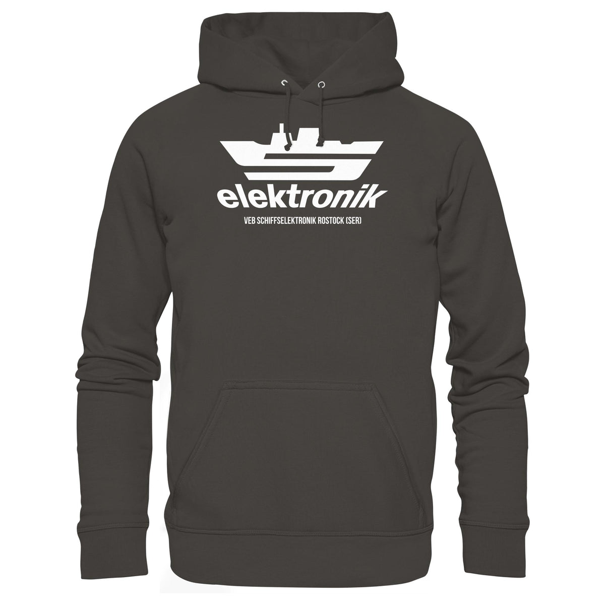 DDR Ostalgie Kapuze / Hoodie Unisex • VEB SCHIFFSELEKTRONIK ROSTOCK