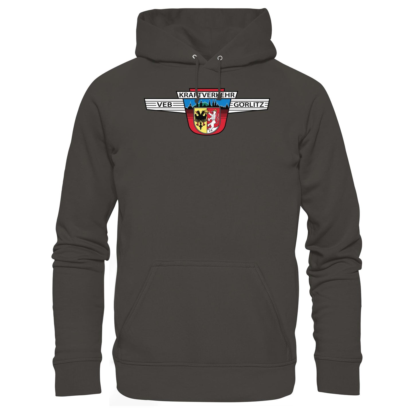 DDR Ostalgie Kapuze / Hoodie Unisex • VEB KRAFTVERKEHR GÖRLITZ