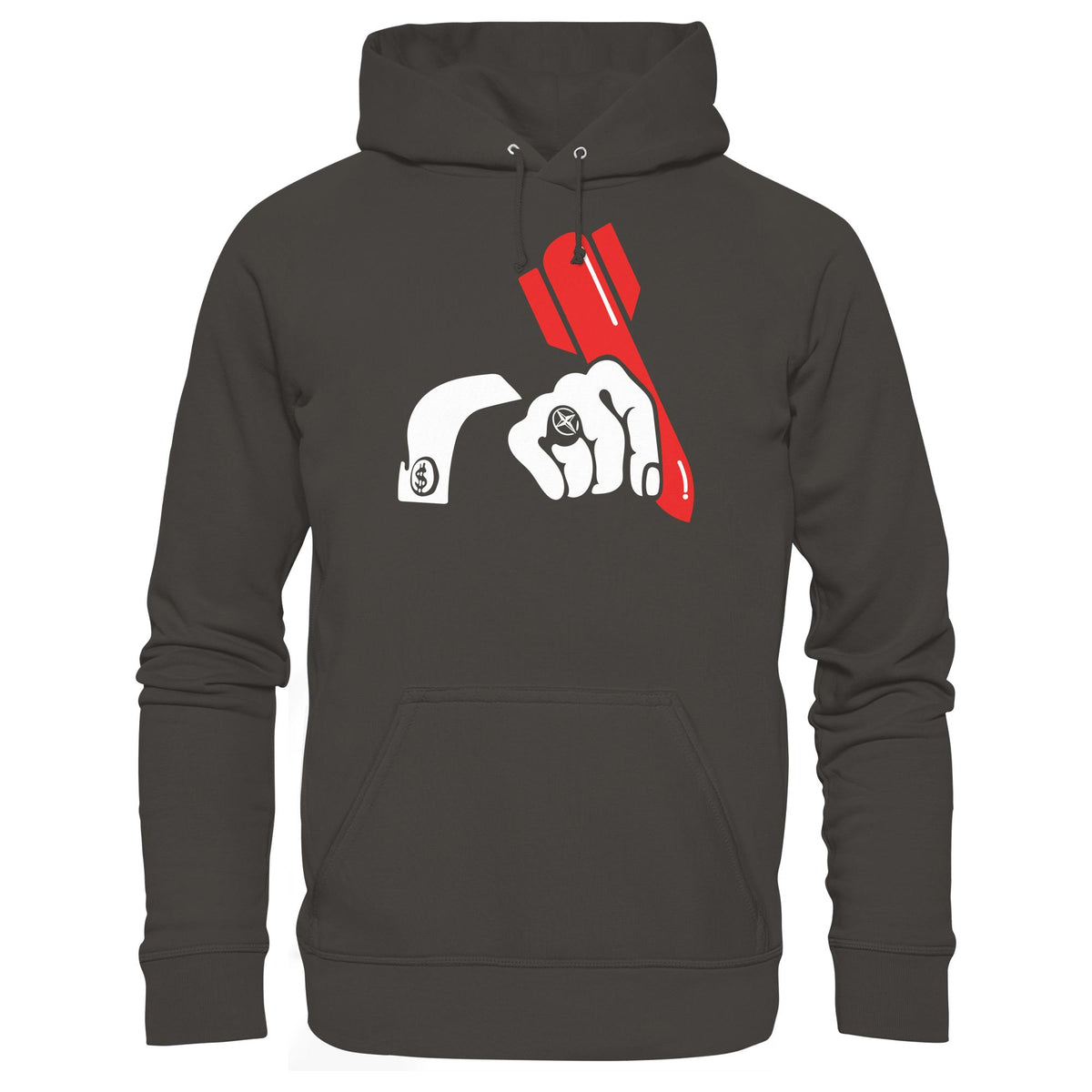 DDR Ostalgie Kapuze / Hoodie Unisex • ANTI-NATO PERSHING FRIEDENSPLAKAT