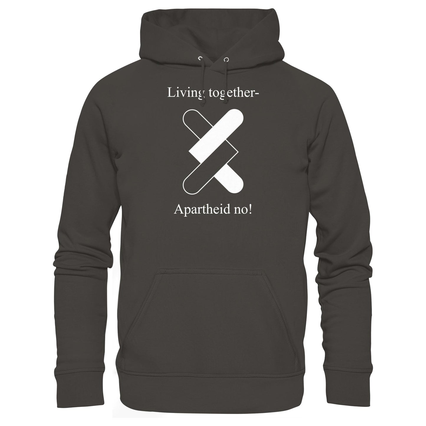 DDR Ostalgie Kapuze / Hoodie Unisex • APARTHEID NO! (ORIGINAL POSTER)