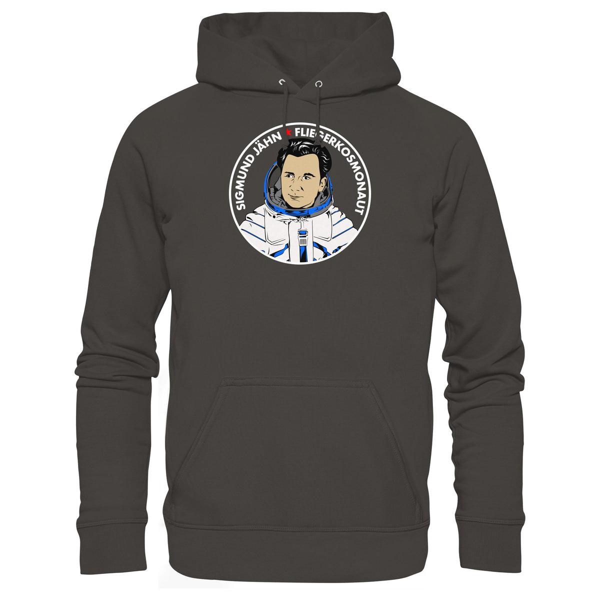 DDR Ostalgie Kapuze / Hoodie Unisex • SIGMUND JÄHN - DUNKEL