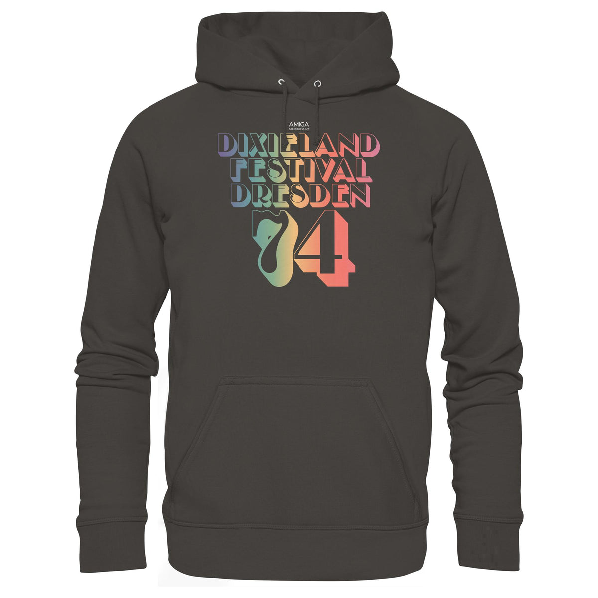 DDR Ostalgie Kapuze / Hoodie Unisex • DIXIELAND FESTIVAL DRESDEN 1974 (ORIGINAL-PLATTE)