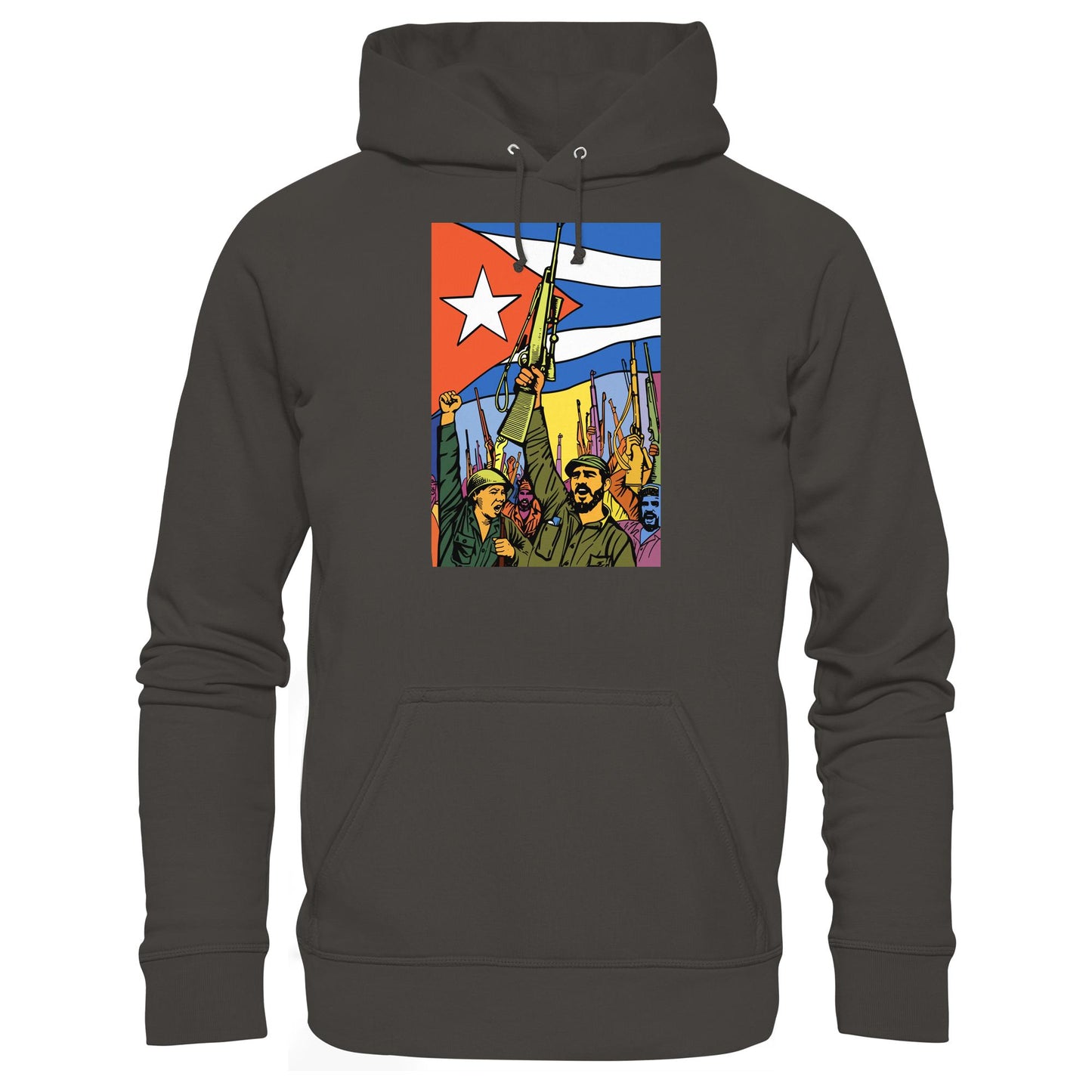 DDR Ostalgie Kapuze / Hoodie Unisex • KUBANISCHE REVOLUTION (ORIGINAL POSTER)