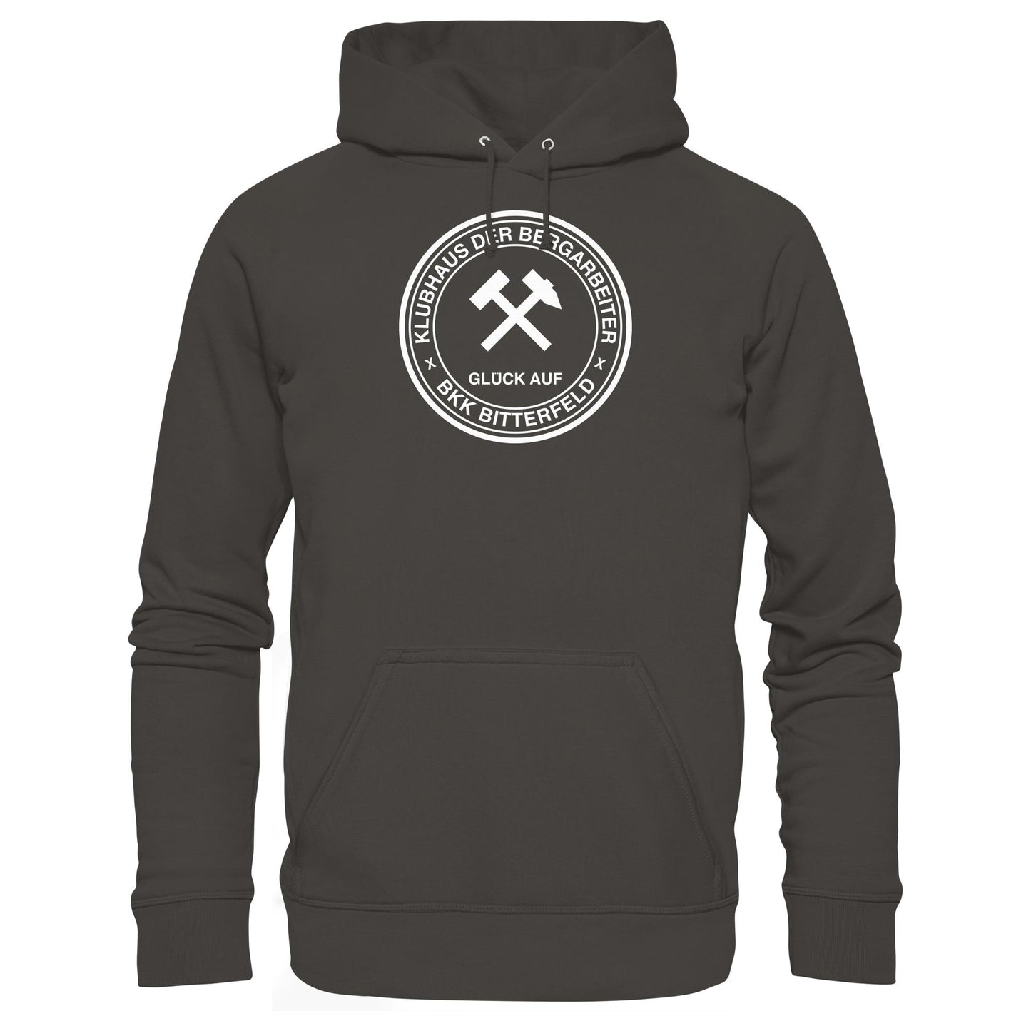 DDR Ostalgie Kapuze / Hoodie Unisex • KLUBHAUS DER BERGARBEITER BITTERFELD