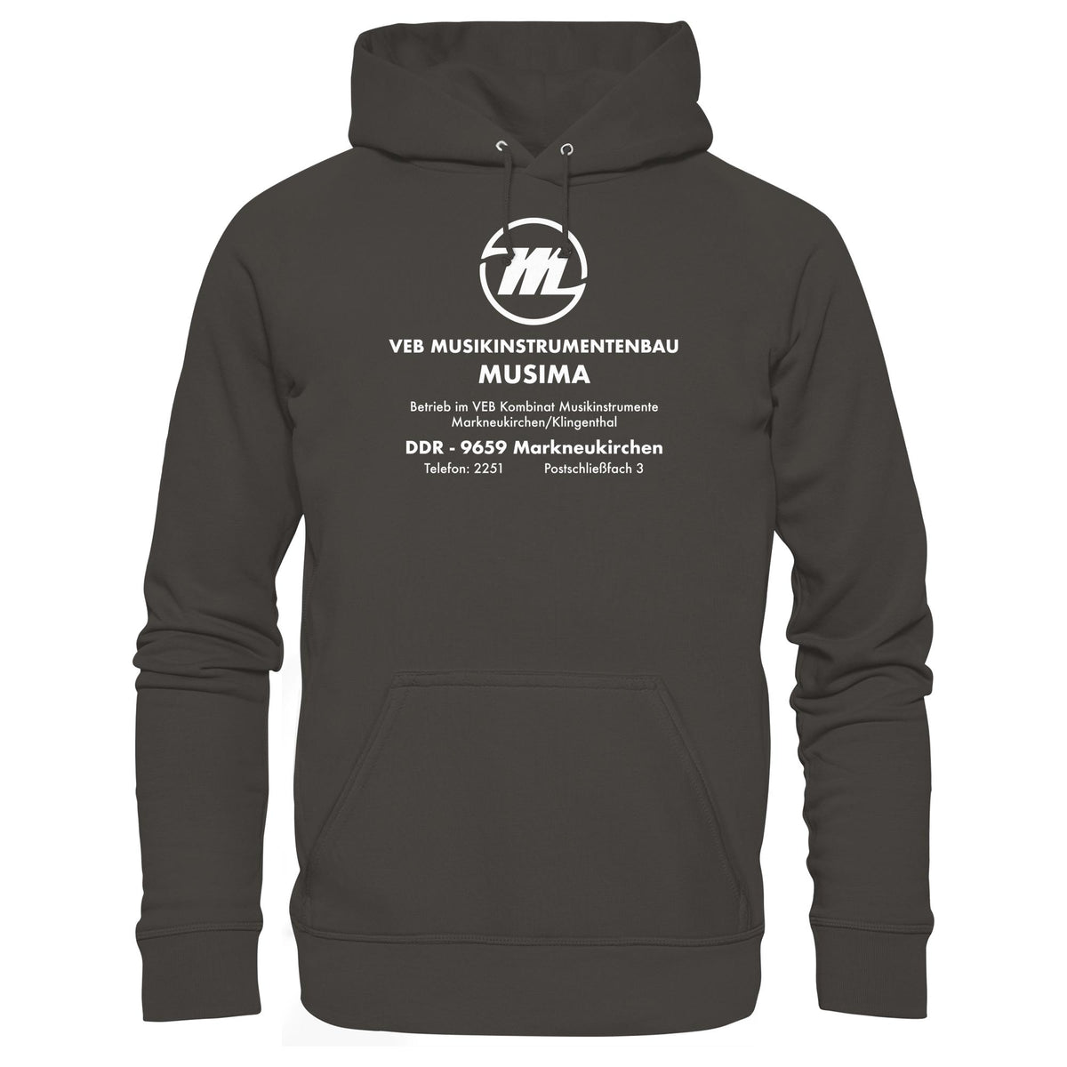MUSIMA - VEB MUSIKINSTRUMENTENBAU KLINGENTHAL | DDR Ostalgie Kapuze / Hoodie Unisex