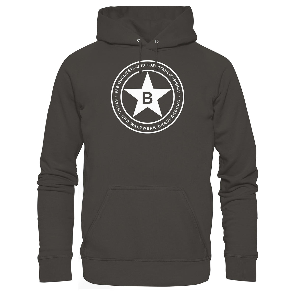 DDR Ostalgie Kapuze / Hoodie Unisex • VEB QUALITÄTS- UND EDELSTAHL-KOMBINAT BRANDENBURG