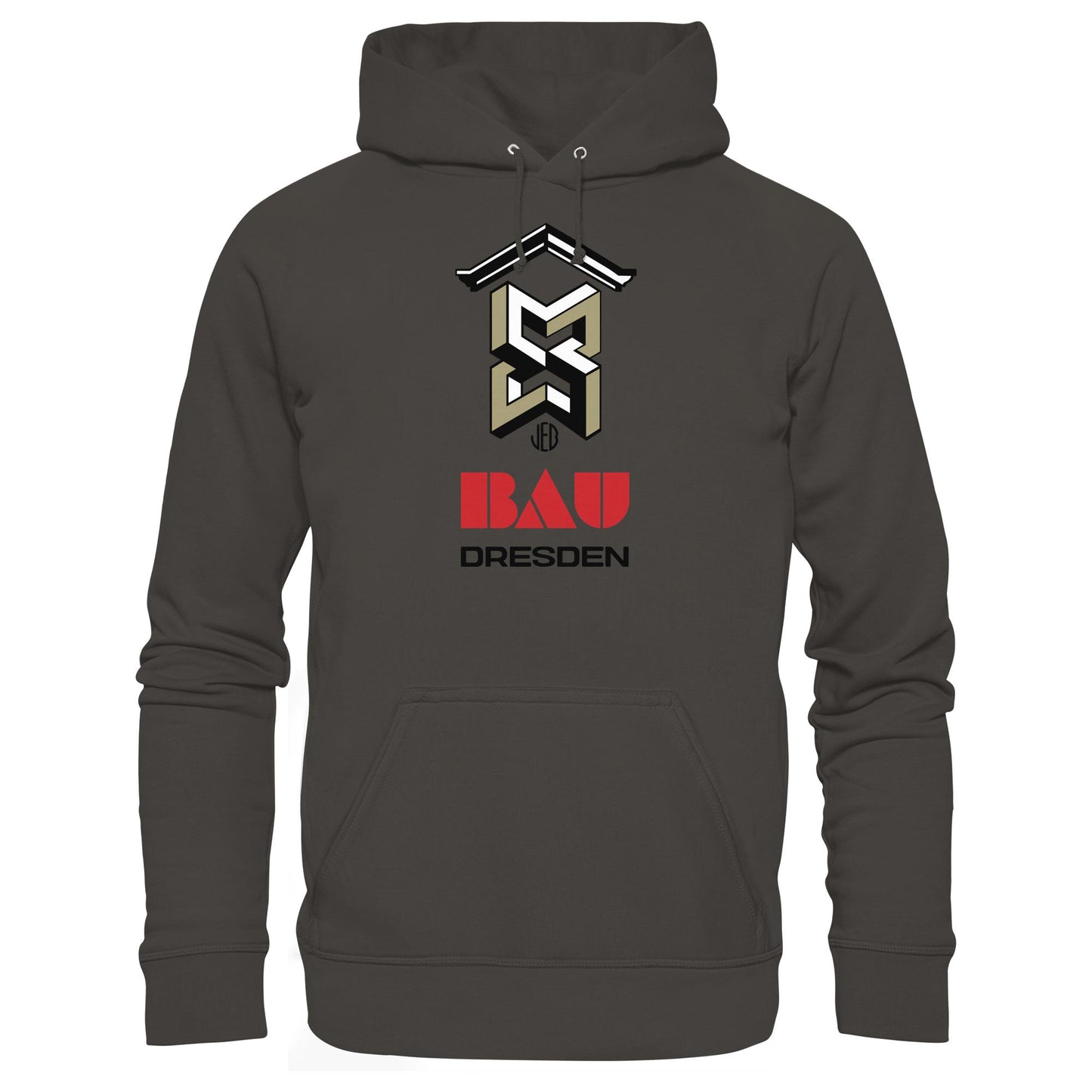 DDR Ostalgie Kapuze / Hoodie Unisex • VEB BAU DRESDEN