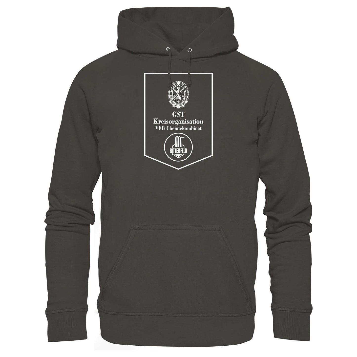 DDR Ostalgie Kapuze / Hoodie Unisex • GST DES VEB CHEMIEKOMBINAT BITTERFELD