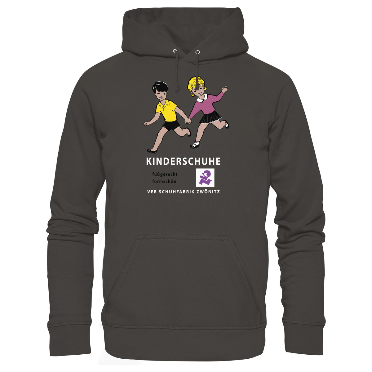 DDR Ostalgie Kapuze / Hoodie Unisex • KINDERSCHUHE VEB SCHUHFABRIK ZWÖNITZ