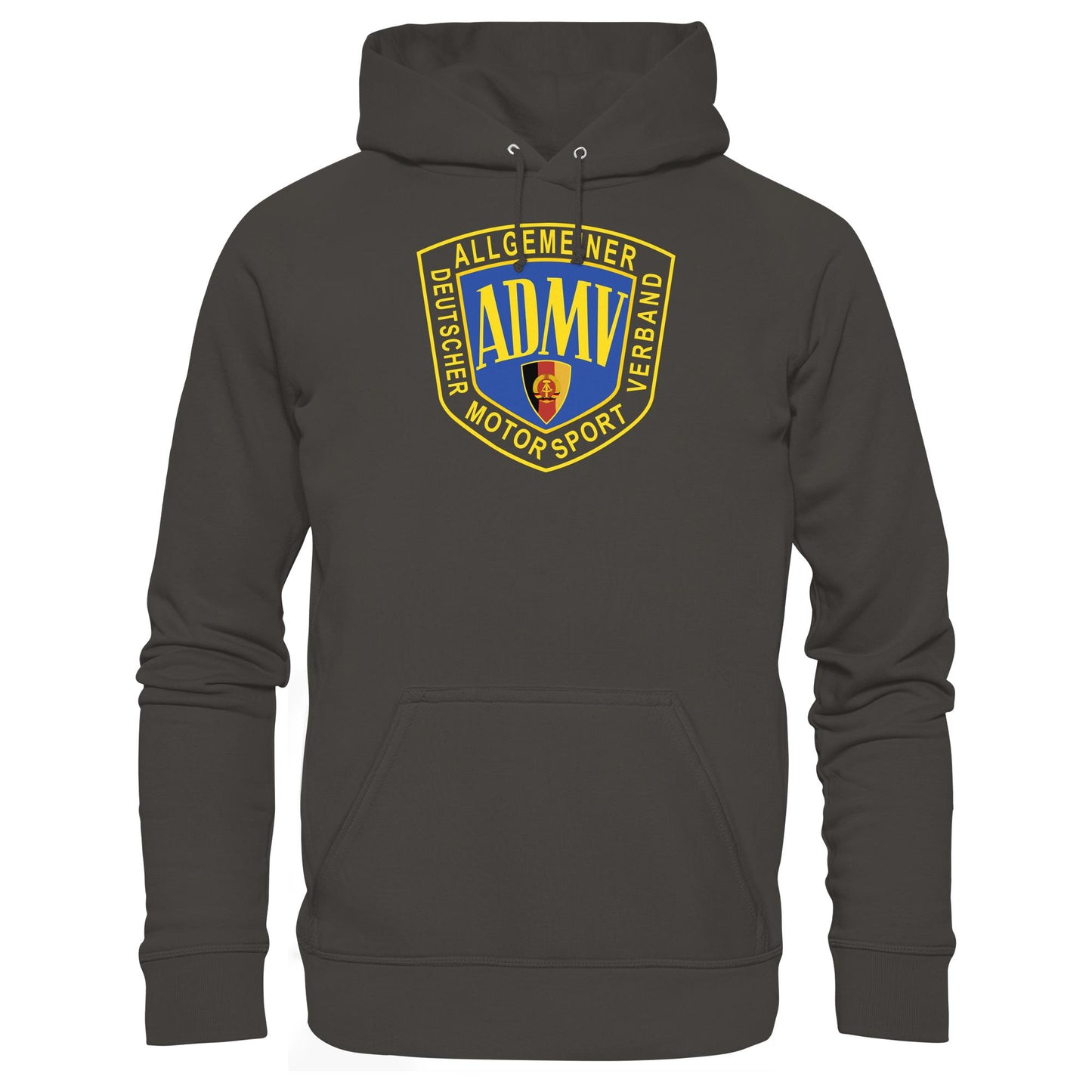 DDR Ostalgie Kapuze / Hoodie Unisex • ADMV MOTORSPORTVERBAND DER DDR