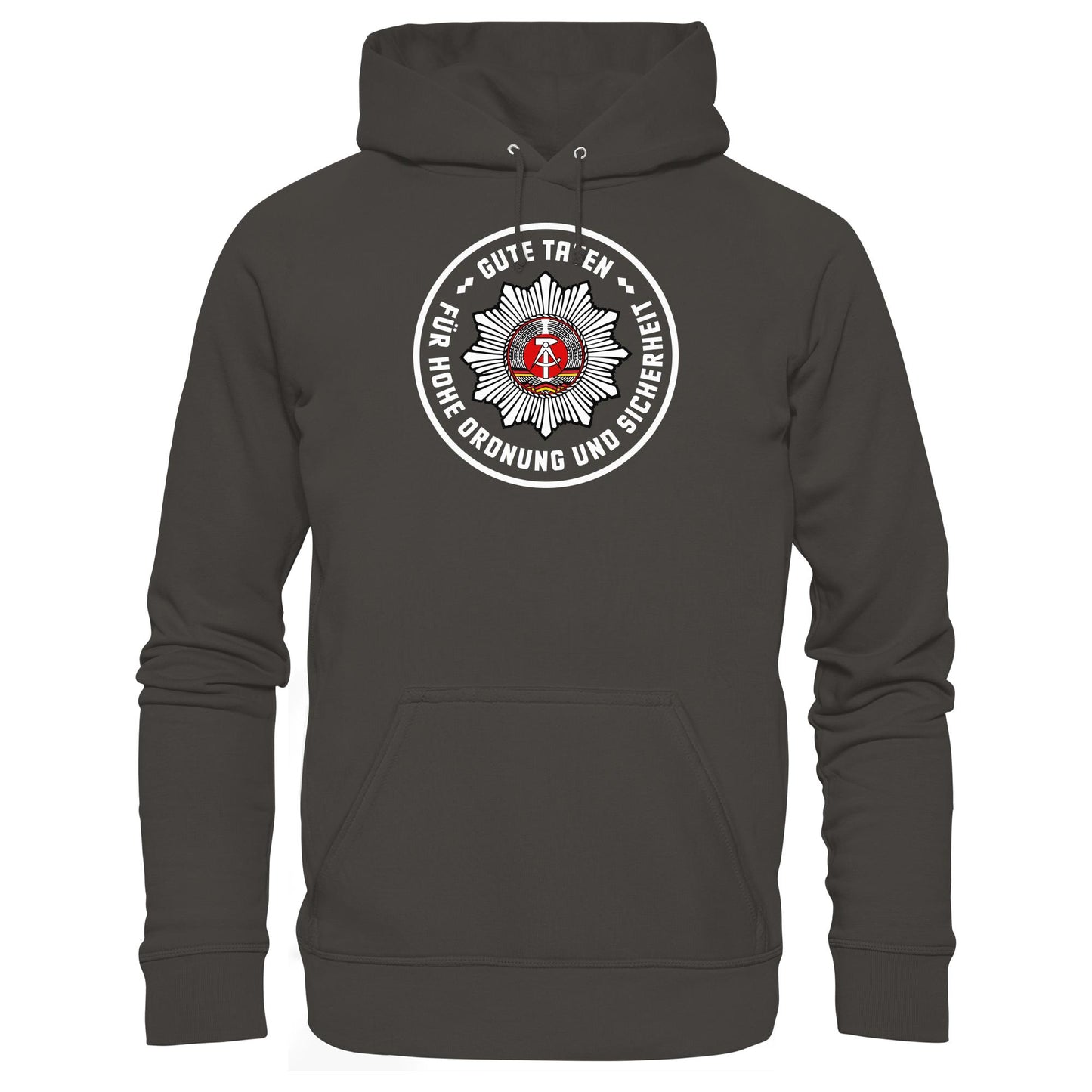 DDR Ostalgie Kapuze / Hoodie Unisex • ABZEICHEN VOLKSPOLIZEI FÜR JUNGE PIONIERE