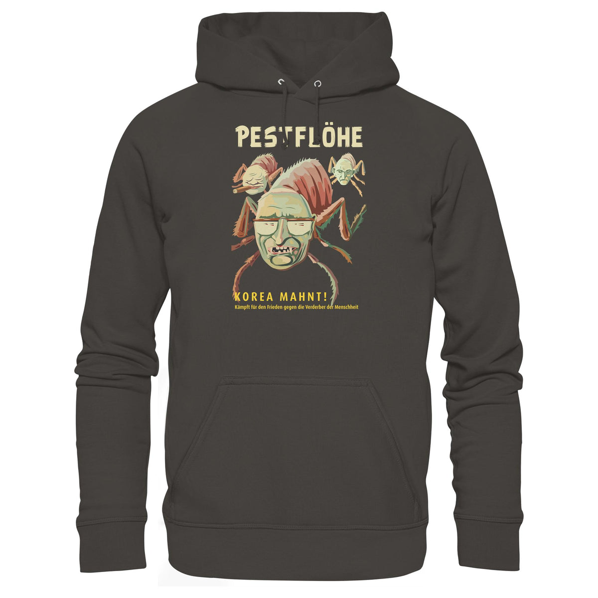 NATO-PESTFLÖHE - KOREA WARNT • DDR Ostalgie Kapuze / Hoodie Unisex