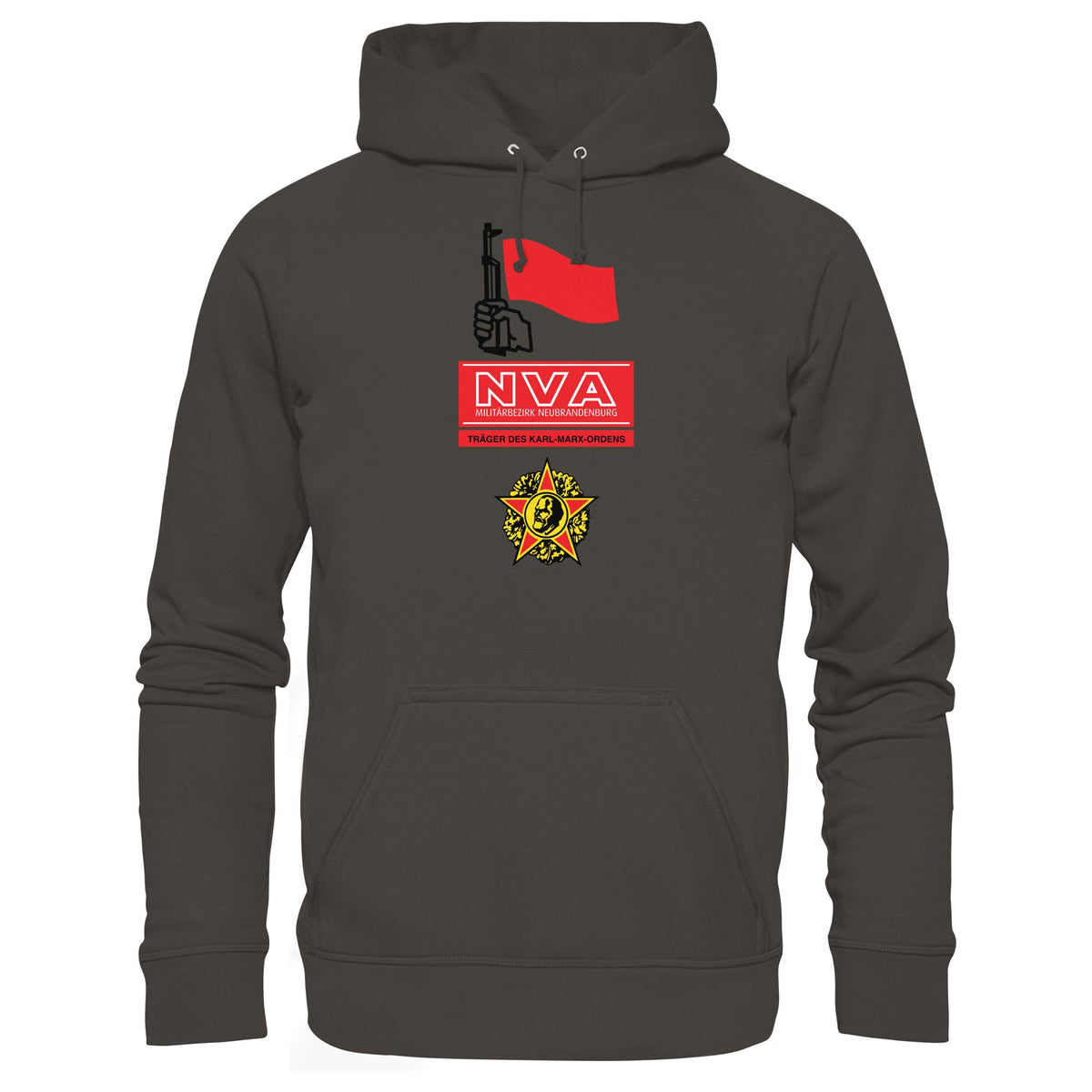 DDR Ostalgie Kapuze / Hoodie Unisex • NVA - MILITÄRBEZIRK NEUBRANDENBURG
