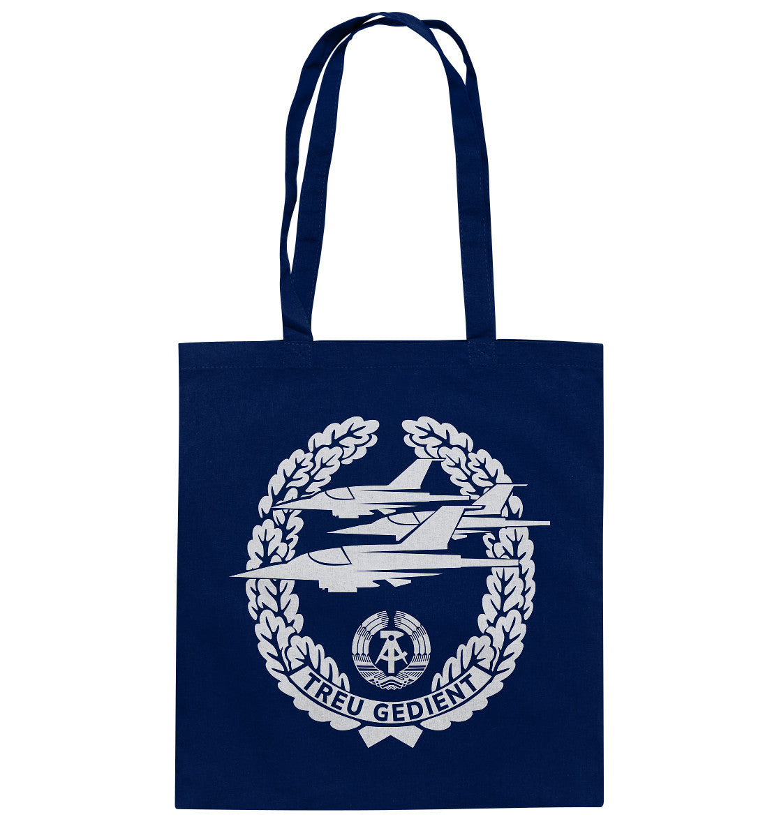 DDR Ostalgie Baumwolltasche • NVA-ORDEN - TREU GEDIENT - LUFTSTREITKRÄFTE