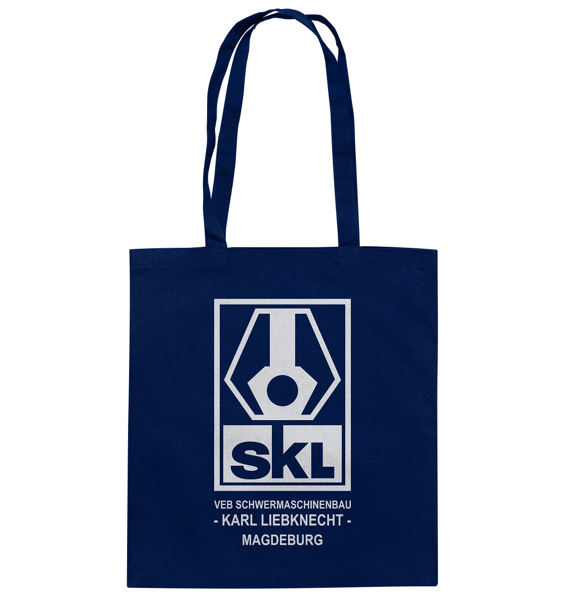 DDR Ostalgie Baumwolltasche • SKL KARL LIEBKNECHT MAGDEBURG