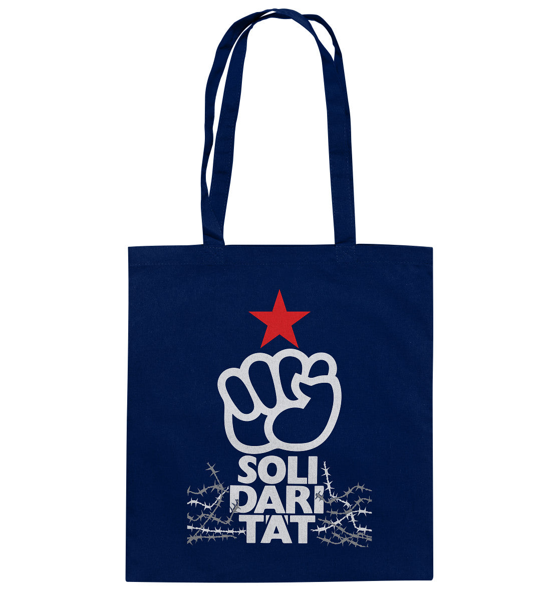 DDR Ostalgie Baumwolltasche • INTERNATIONALE SOLIDARITÄT