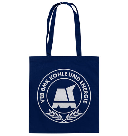 DDR Ostalgie Baumwolltasche • BMK BAU- UND MONTAGEKOMBINAT KOHLE UND ENERGIE