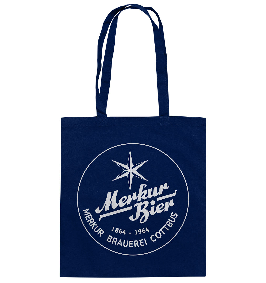 DDR Ostalgie Baumwolltasche • MERKUR BRAUEREI COTTBUS