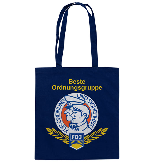 DDR Ostalgie Baumwolltasche • FDJ ORDNUNGSGRUPPE
