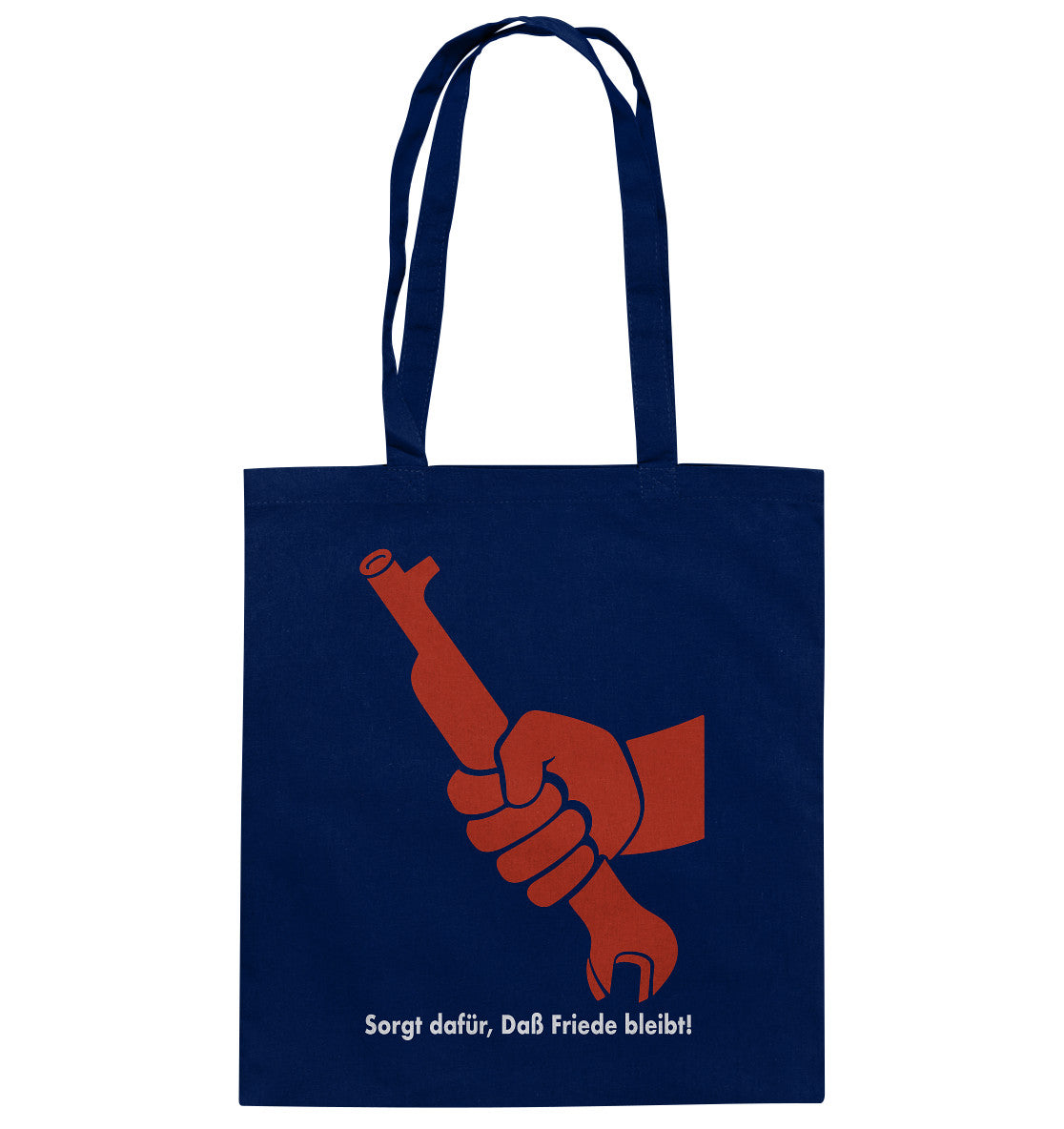 DDR Ostalgie Baumwolltasche • SORGT DAFÜR, DASS FRIEDE BLEIBT - DDR-PLAKAT 1982