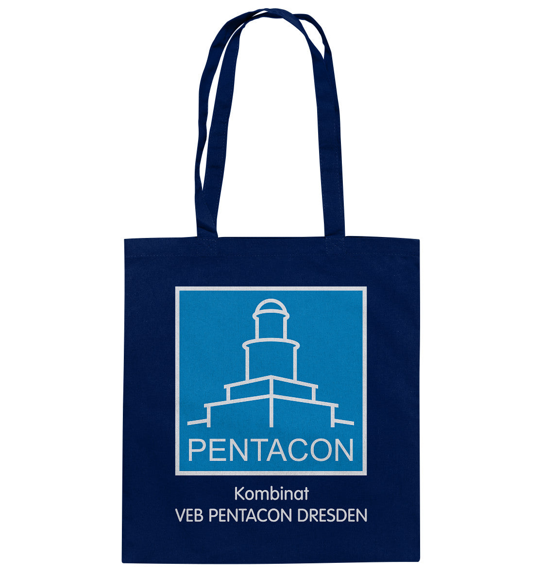 DDR Ostalgie Baumwolltasche • KOMBINAT VEB PENTACON DRESDEN