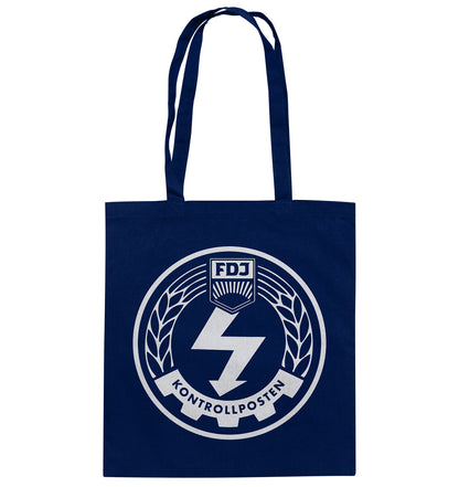 DDR Ostalgie Baumwolltasche • FDJ KONTROLLPOSTEN