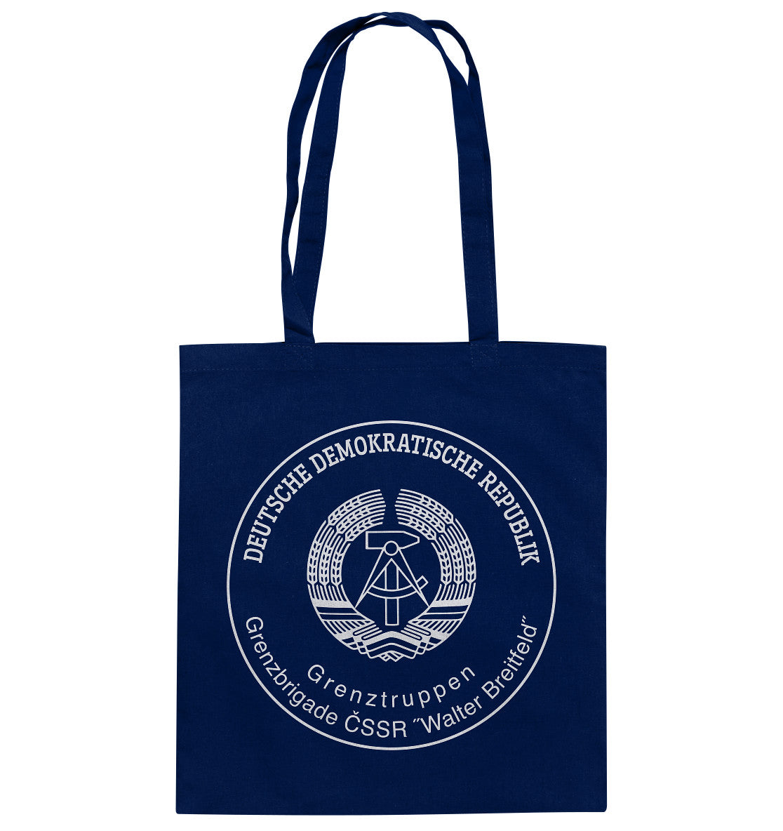 DDR Ostalgie Baumwolltasche • GRENZTRUPPEN DER DDR, BRIGADE WALTER BREITFELD