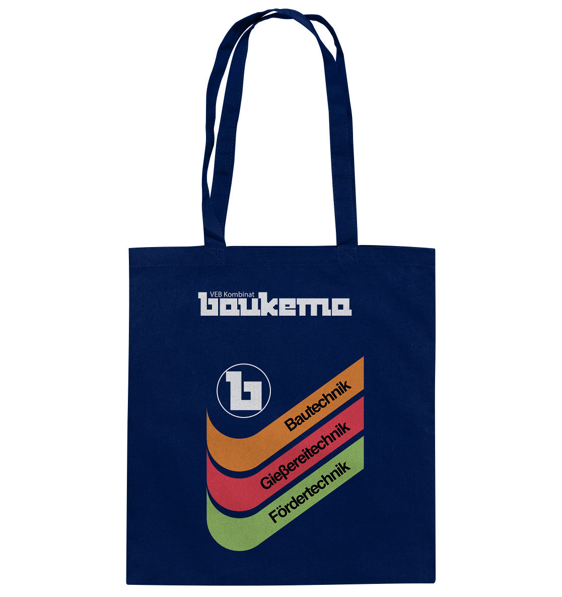DDR Ostalgie Baumwolltasche • VEB KOMBINAT BAUKEMA