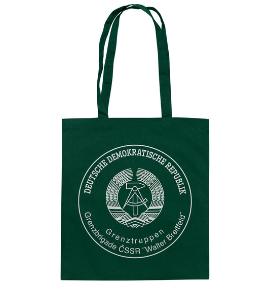 DDR Ostalgie Baumwolltasche • GRENZTRUPPEN DER DDR, BRIGADE WALTER BREITFELD