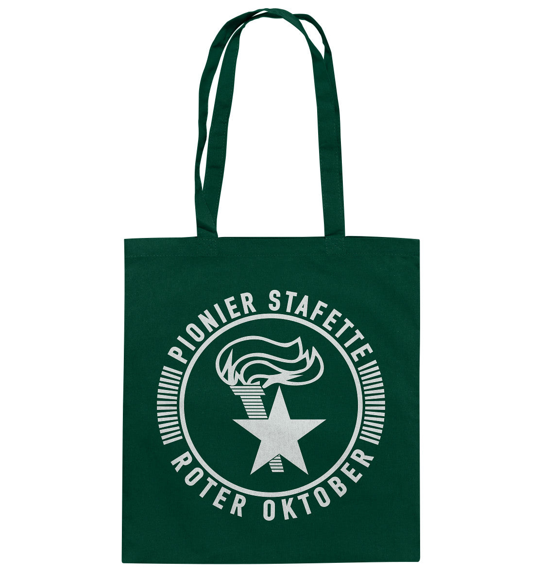 DDR Ostalgie Baumwolltasche • PIONIER-STAFETTE ROTER OKTOBER