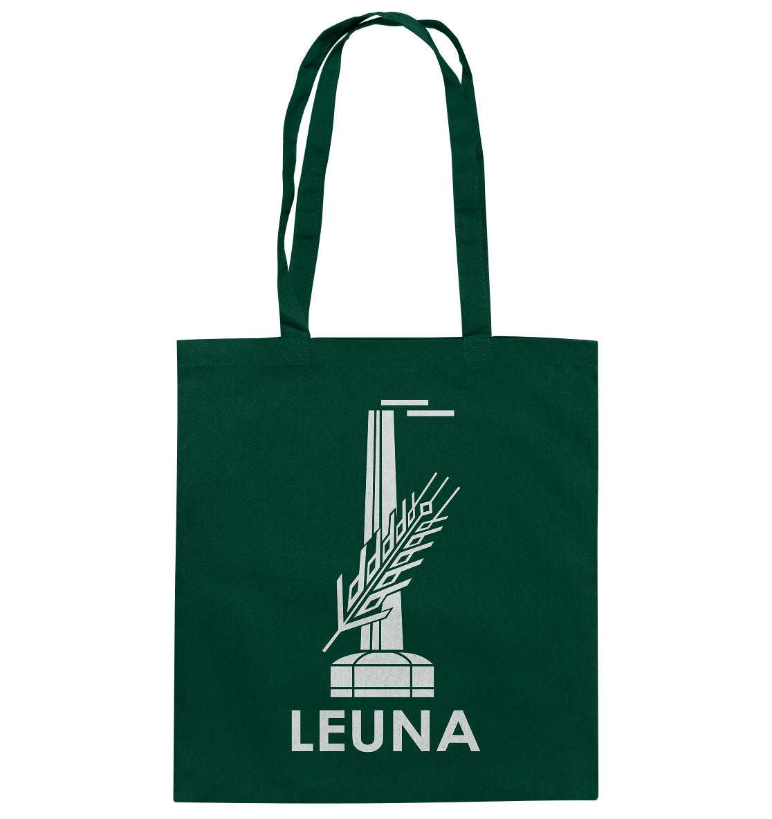 DDR Ostalgie Baumwolltasche • LEUNA WERKE HALLE
