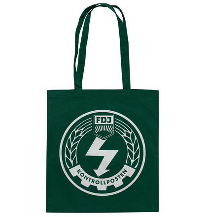 DDR Ostalgie Baumwolltasche • FDJ KONTROLLPOSTEN