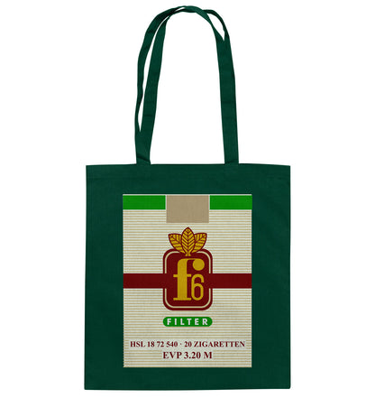 DDR Ostalgie Baumwolltasche • F6 FILTER ZIGARETTEN