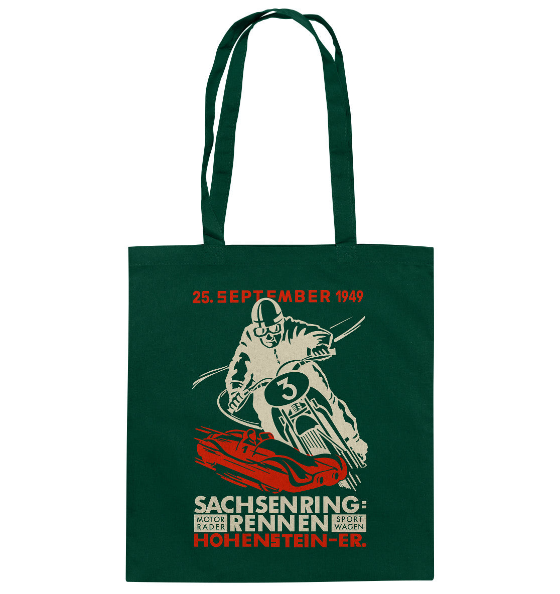 BAUMWOLLTASCHE  • SACHSENRING-RENNEN 1949