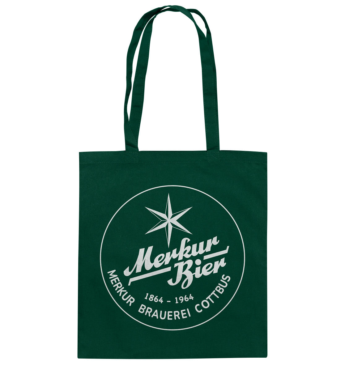 DDR Ostalgie Baumwolltasche • MERKUR BRAUEREI COTTBUS