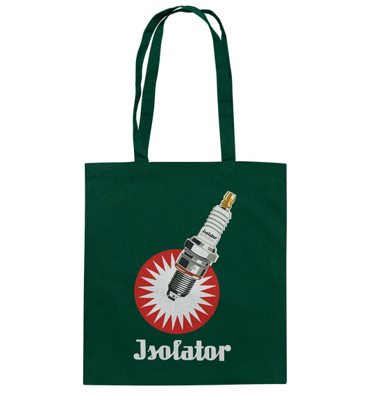 DDR Ostalgie Baumwolltasche • ISOLATOR ZÜNDKERZE