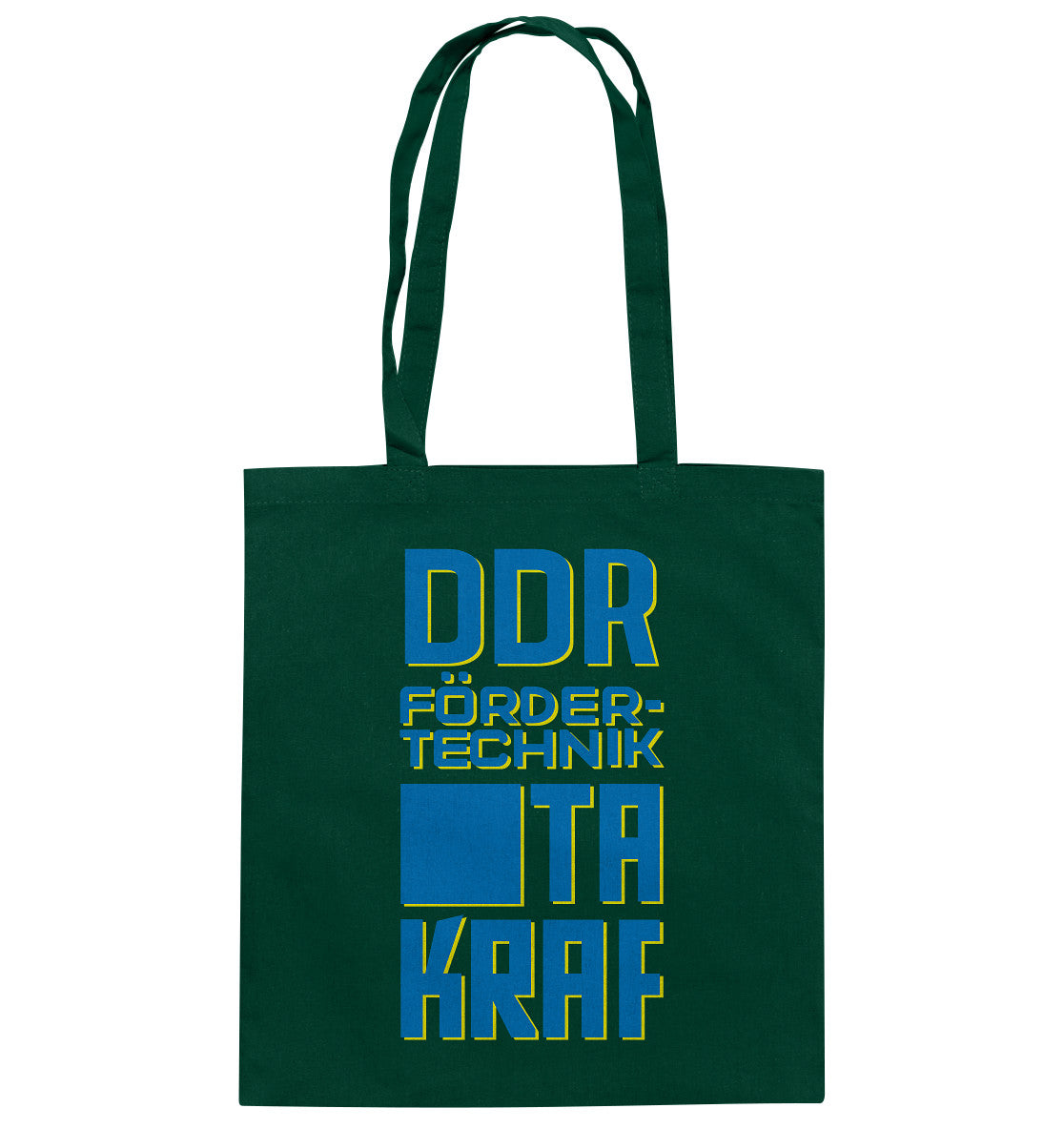 DDR Ostalgie Baumwolltasche • DDR FÖRDERTECHNIK TAKRAF