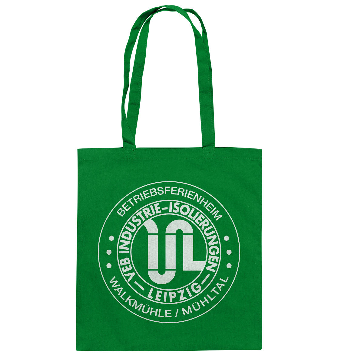 DDR Ostalgie Baumwolltasche • BETRIEBSFERIENHEIM WALKMÜHLE LEIPZIG