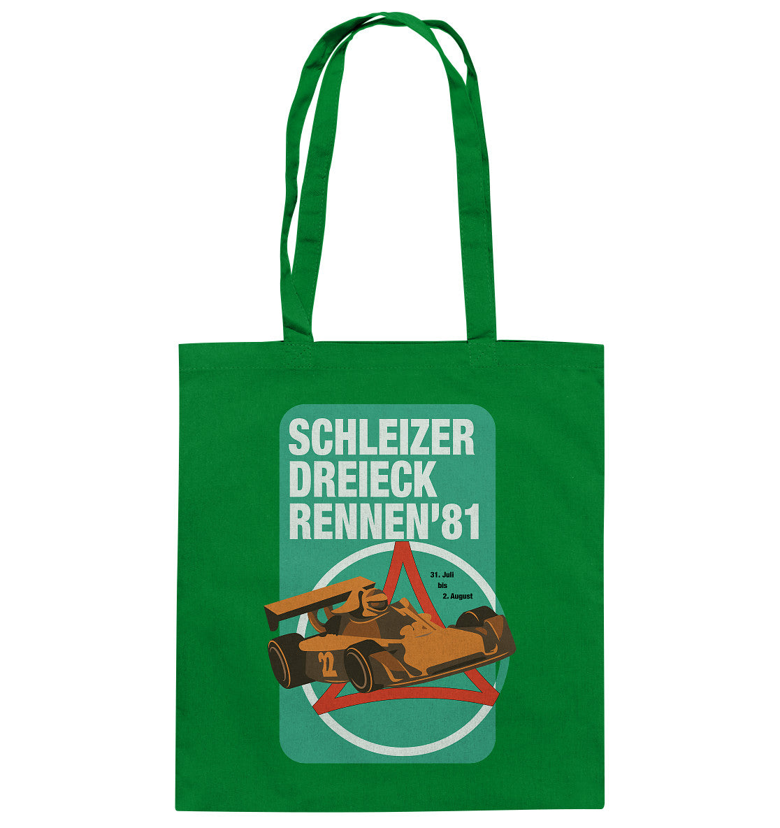 DDR Ostalgie Baumwolltasche • SCHLEIZER DREIECK-RENNEN 1981