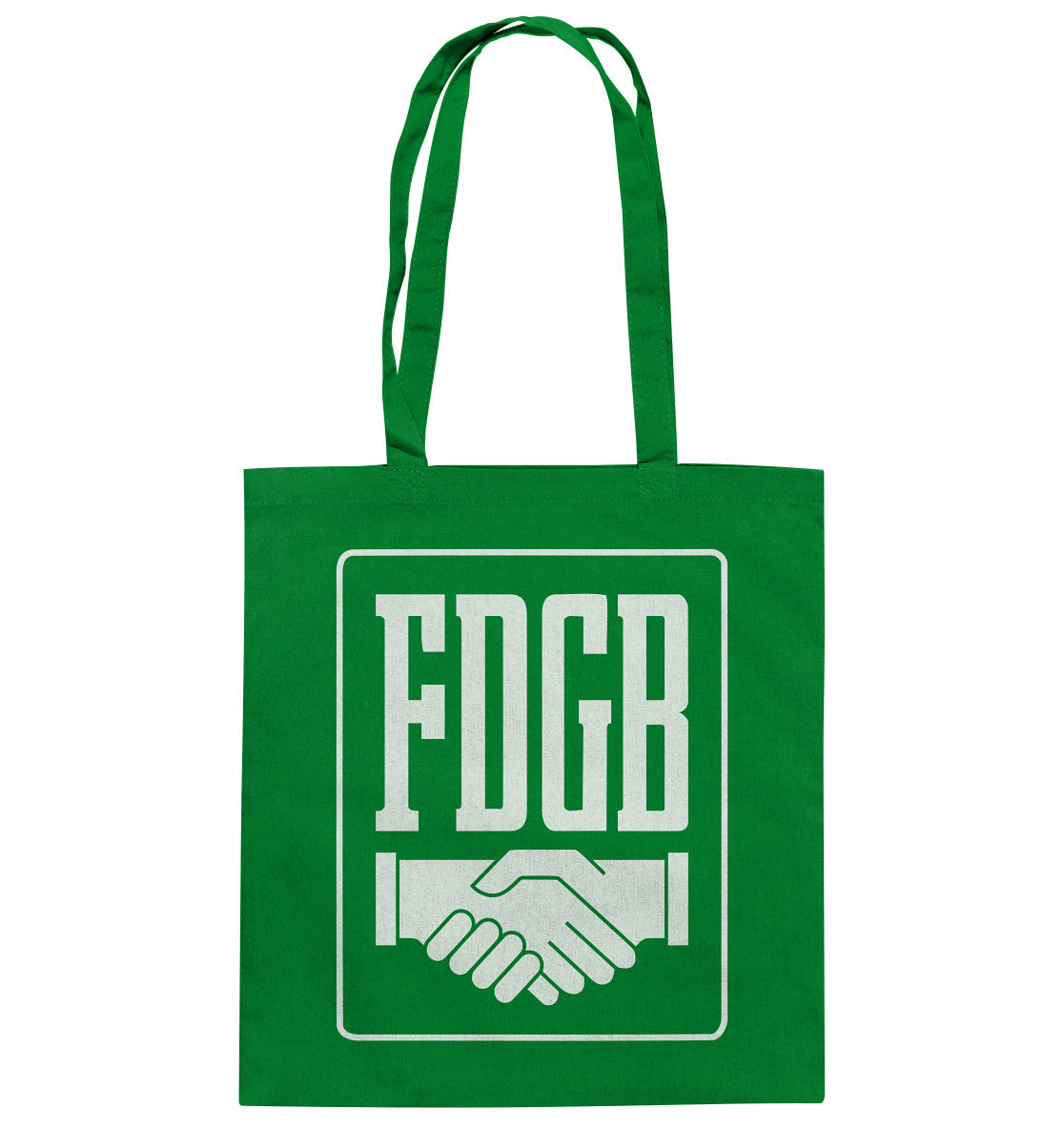 DDR Ostalgie Baumwolltasche • FDGB - WEISS