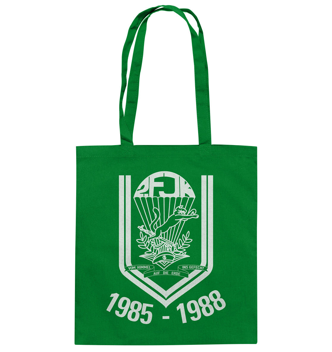 DDR Ostalgie Baumwolltasche • 2. FJK DDR NVA FALLSCHIRMJÄGER