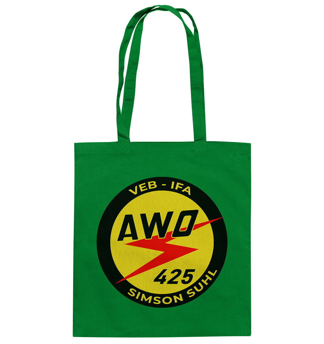 DDR Ostalgie Baumwolltasche • VEB IFA - AWO SIMSON SUHL