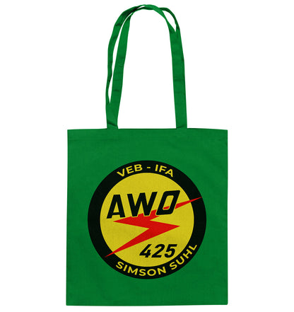 DDR Ostalgie Baumwolltasche • VEB IFA - AWO SIMSON SUHL