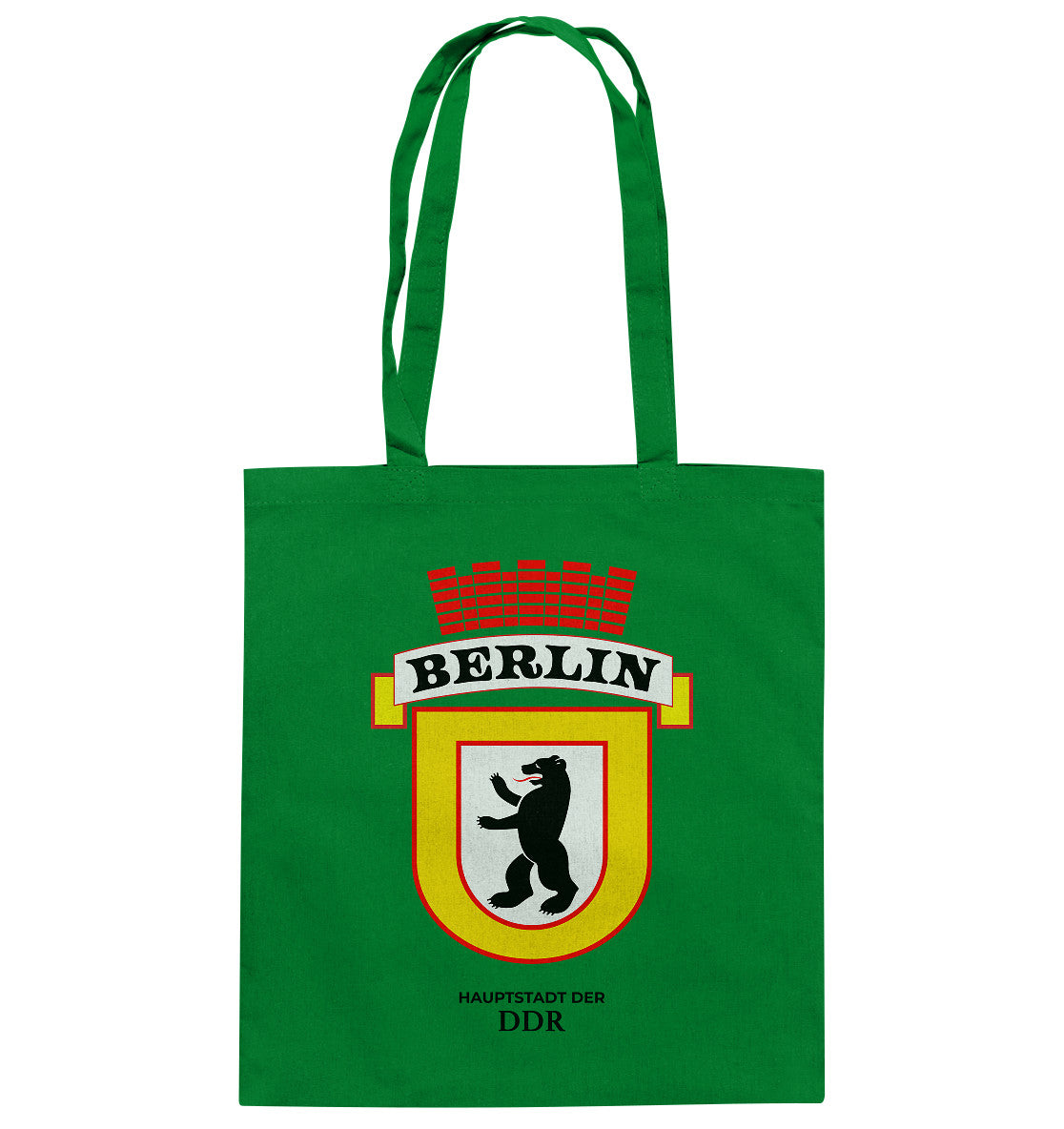 DDR Ostalgie Baumwolltasche • BERLIN - HAUPSTADT DER DDR - ORIGINAL WIMPEL