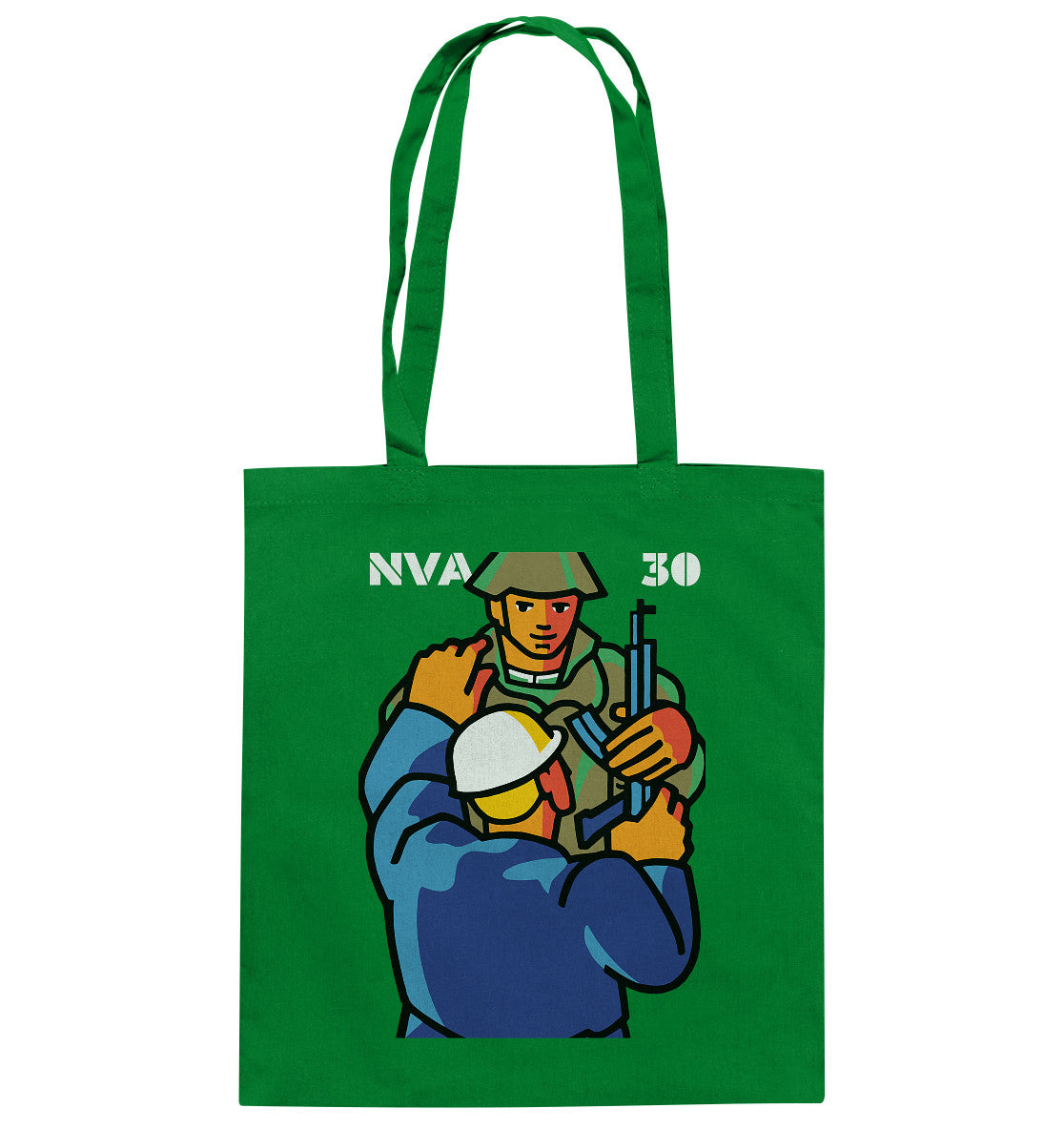 DDR Ostalgie Baumwolltasche • 30 JAHRE NVA