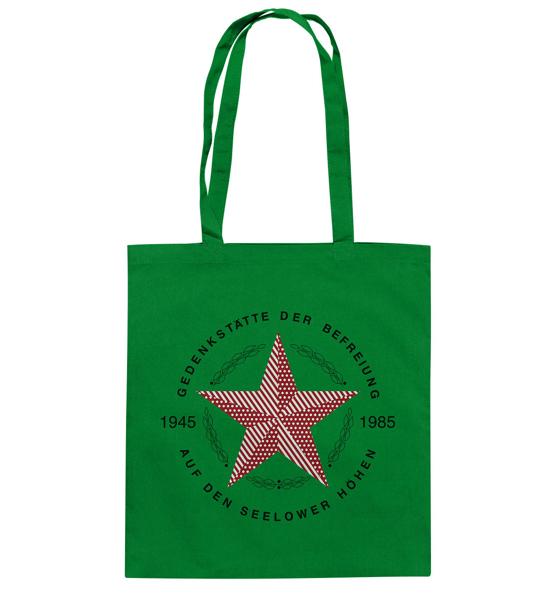 DDR Ostalgie Baumwolltasche • GEDENKSTÄTTE SEELOWER HÖHEN
