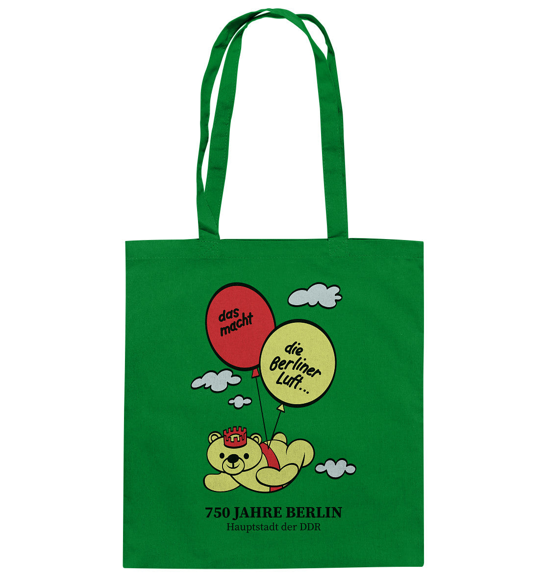DDR Ostalgie Baumwolltasche • 750 JAHRE BERLIN