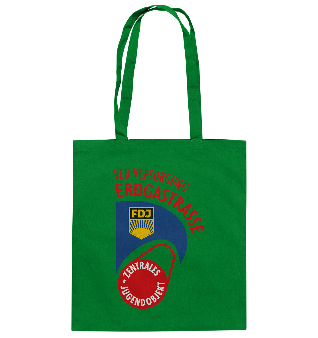 DDR Ostalgie Baumwolltasche • ERDGASTRASSE